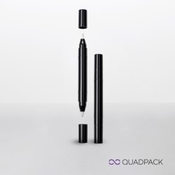 Plastic twist pen dual ended